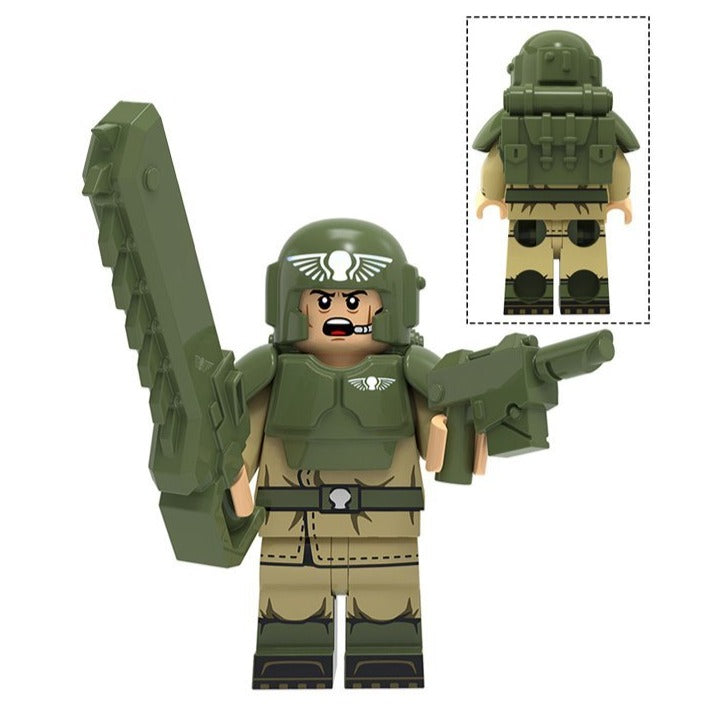 Warhammer Infantry Soldier Marine Guard Minifigure