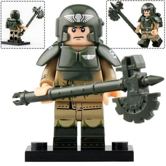 Warhammer Infantry Soldier Marine Guard Minifigure