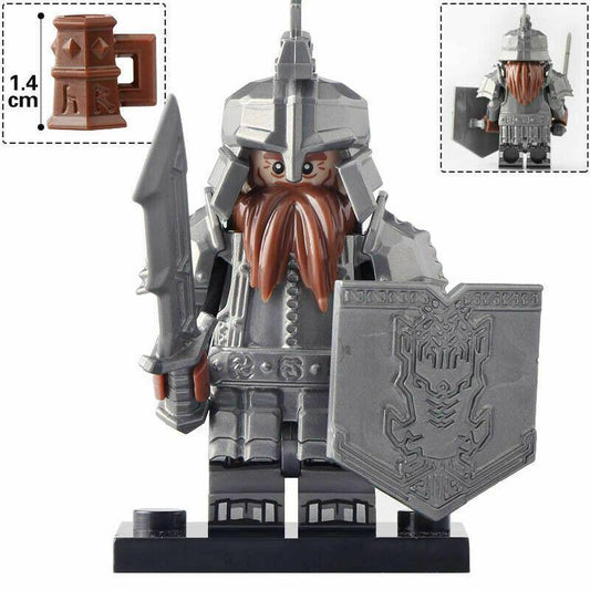 Dwarven Warrior custom Lord of the Rings Minifigure