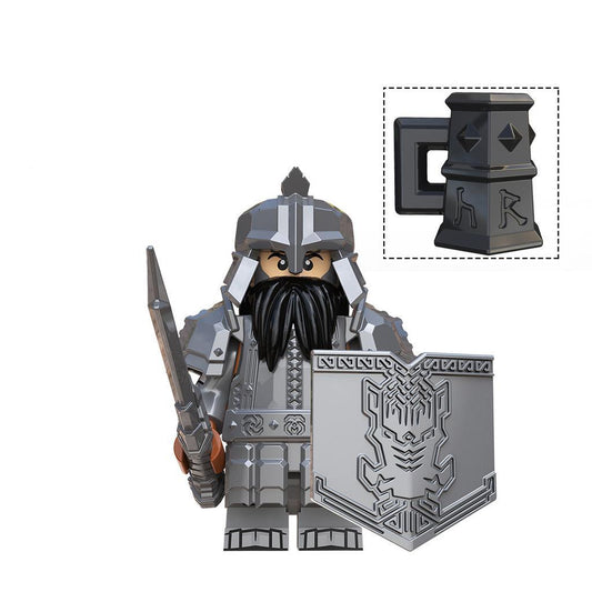 Dwarven Warrior custom Lord of the Rings Minifigure