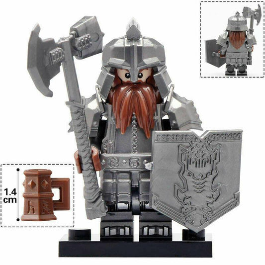 Dwarven Warrior custom Lord of the Rings Minifigure