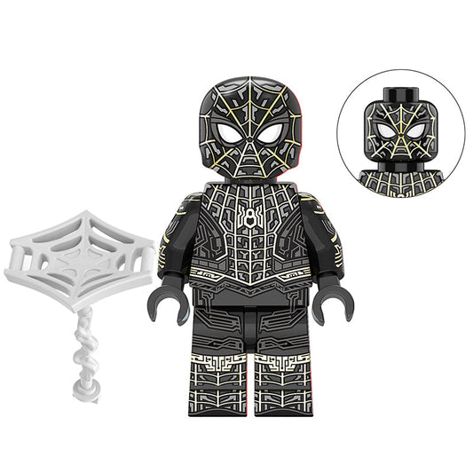 Spider-Man Black & Gold Suit Marvel Superhero Minifigure