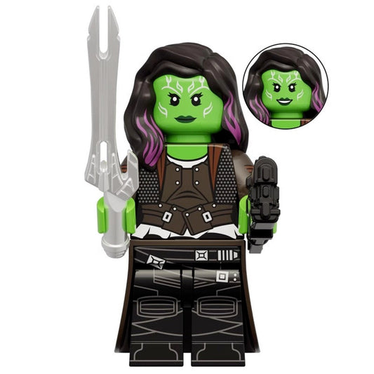 Gamora Custom Marvel Superhero Minifigure Guardians of the Galaxy