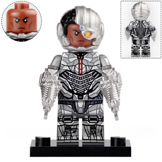 Cyborg Custom DC Comics Superhero Minifigure