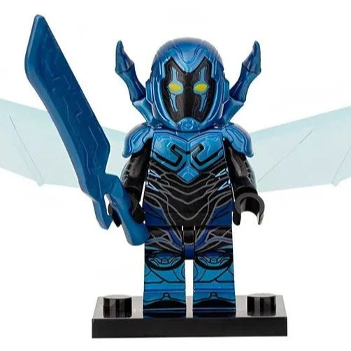 Blue Beetle Custom DC Comics Superhero Minifigure