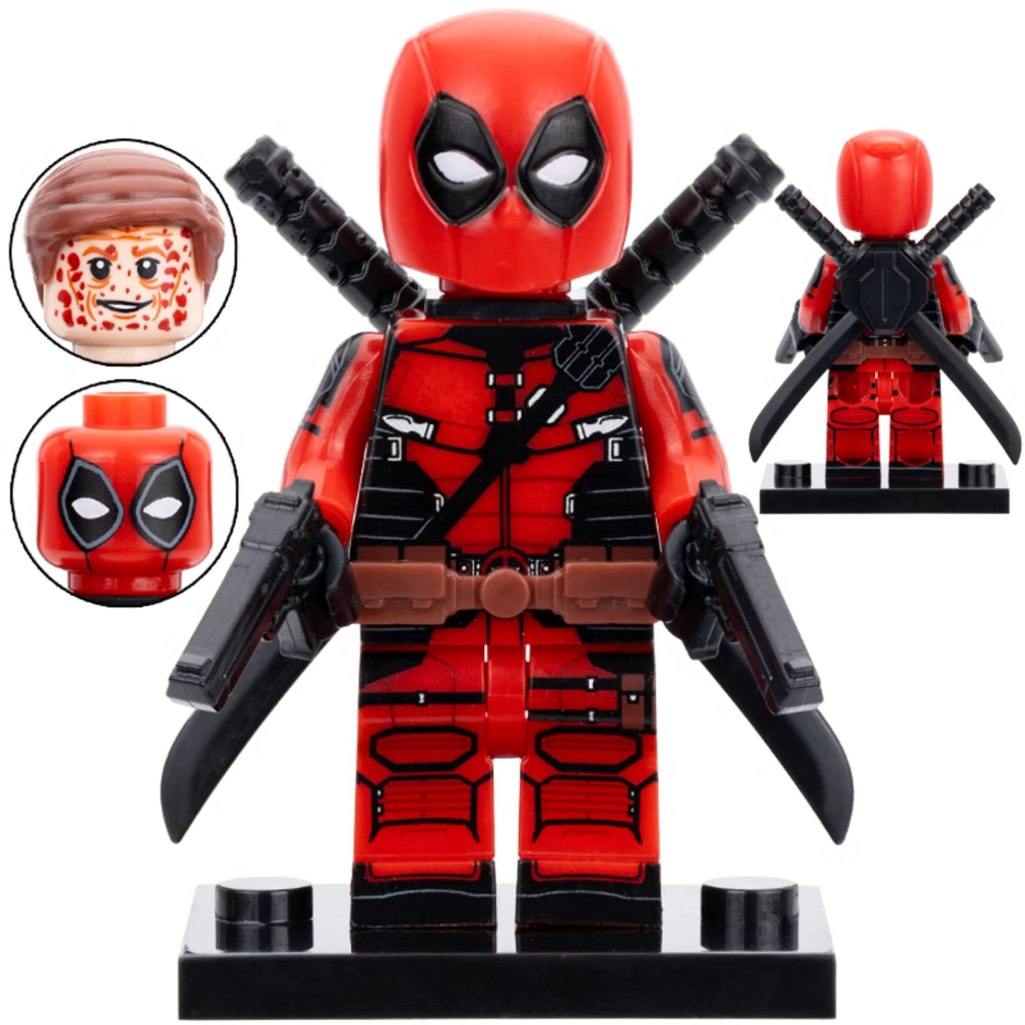 Deadpool Custom Marvel Superhero Minifigure