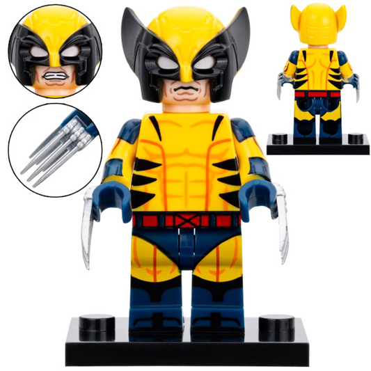 Wolverine (Classic) (X-Men) Custom Marvel Superhero Minifigure