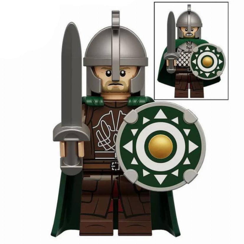 Lg Custom R Rohan Rohan Warrior custom Lord of the Rings Minifigure