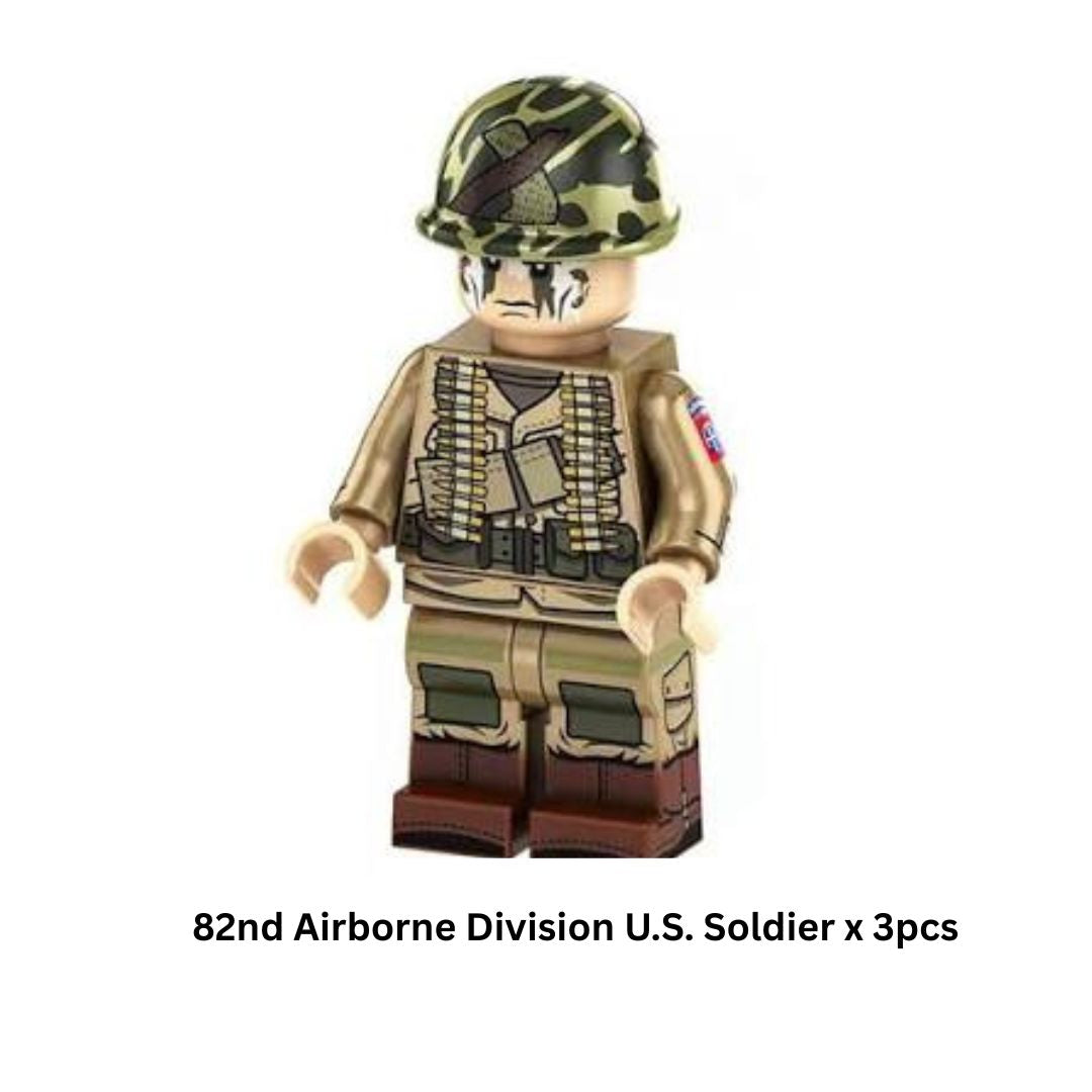 82. Luftlandedivision US-Soldat Custom Minifigur