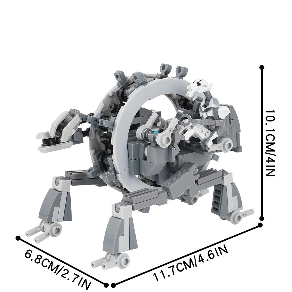 General Grievous’ TSMEU-6 Wheel Bike Custom Star Wars MOC