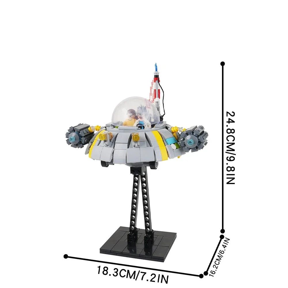 Rick and Morty Space Cruiser Custom MOC