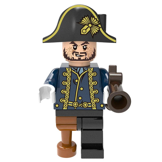 Hector Barbossa from Pirates of the Caribbean Minifigure