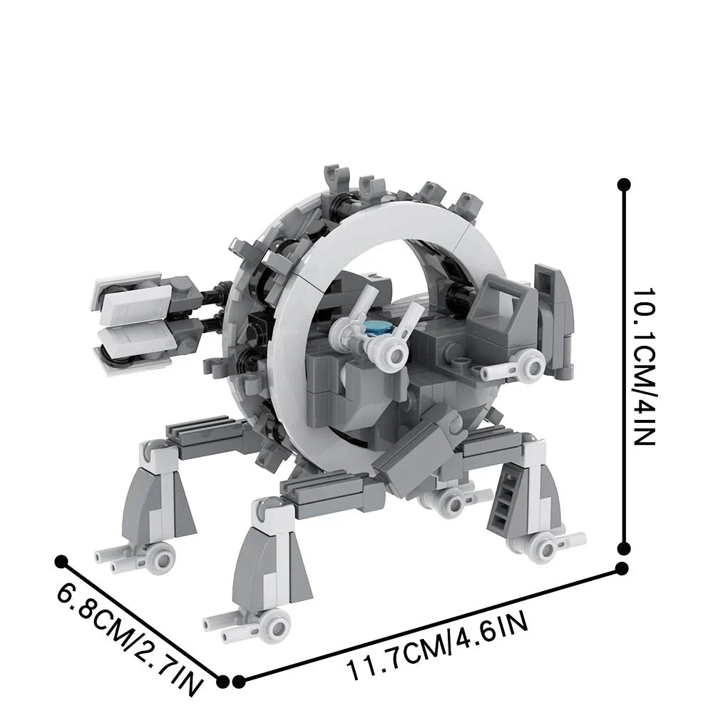 General Grievous’ TSMEU-6 Wheel Bike Custom Star Wars MOC