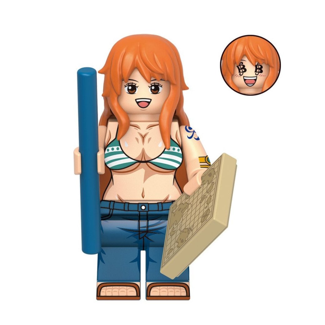 Nami Custom One Piece Anime Minifigure