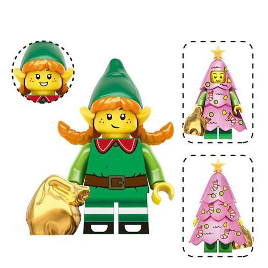 Christmas Elf custom Christmas Special Minifigure