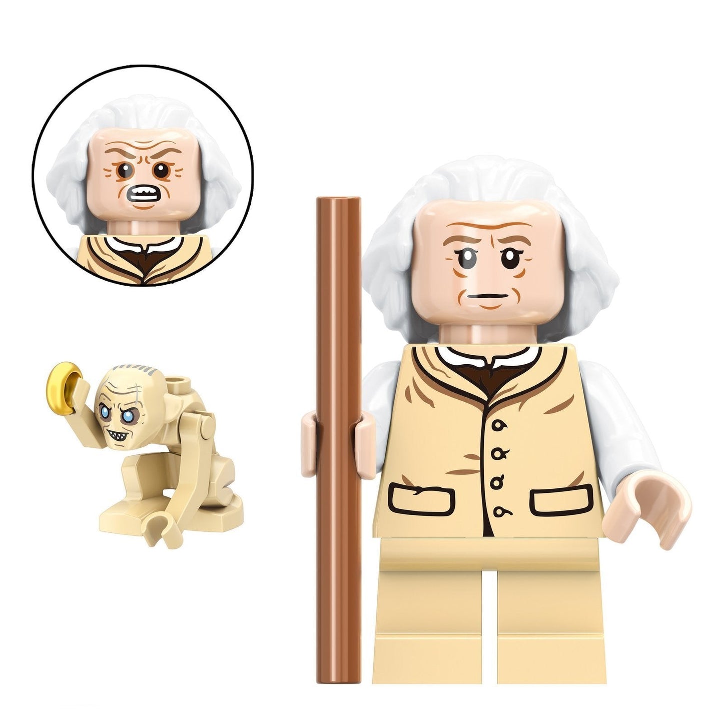 Bilbo Baggins custom Lord of the Rings Minifigure