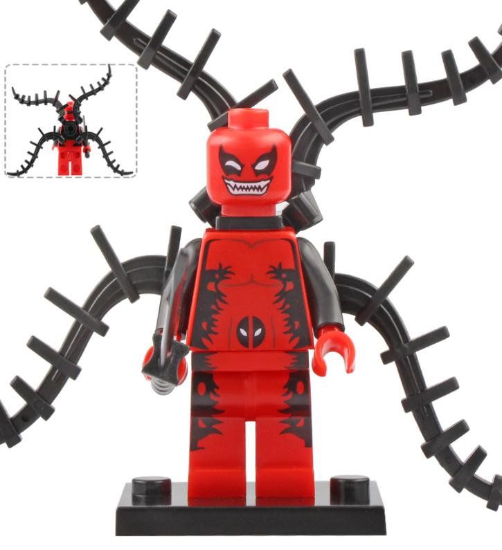 Symbiote Deadpool Custom Marvel Superhero Minifigure