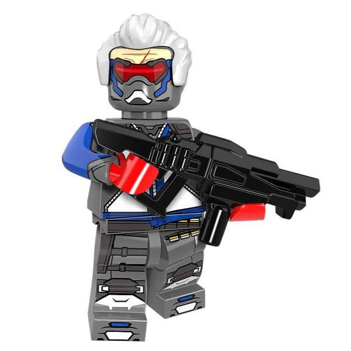 Soldier: 76 from Overwatch Custom Minifigure