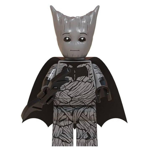 Batman Groot custom Marvel Superhero Minifigure