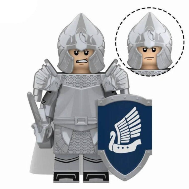 Swan Knight (Knights of Dol Amroth) Custom Lord of the Rings Minifigure