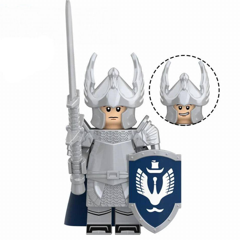 Swan Knight (Knights of Dol Amroth) Custom Lord of the Rings Minifigure