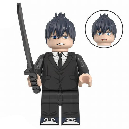 Aki Hayakawa from Chainsaw Man Custom Anime Minifigure