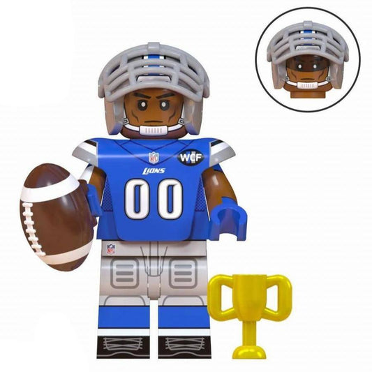 Detroit Lions American Football Player Minifigure