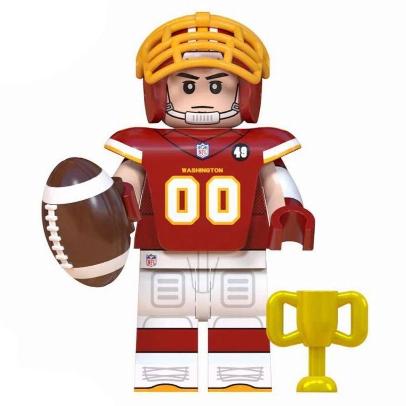 Washington Commanders American Football Player Minifigure