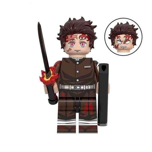 Tanjiro Kamado From Demon Slayer Custom Anime Minifigure