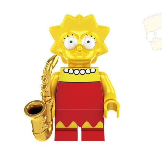 Lisa Simpson Custom The Simpsons Minifigure