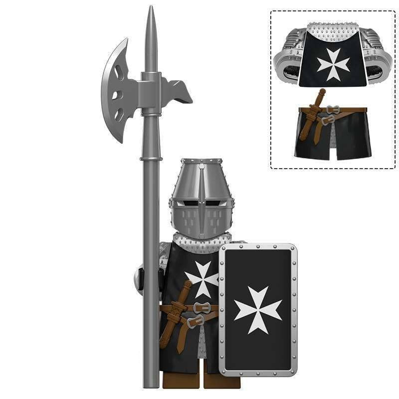 Knight Hospitaller Custom Crusader Minifigure