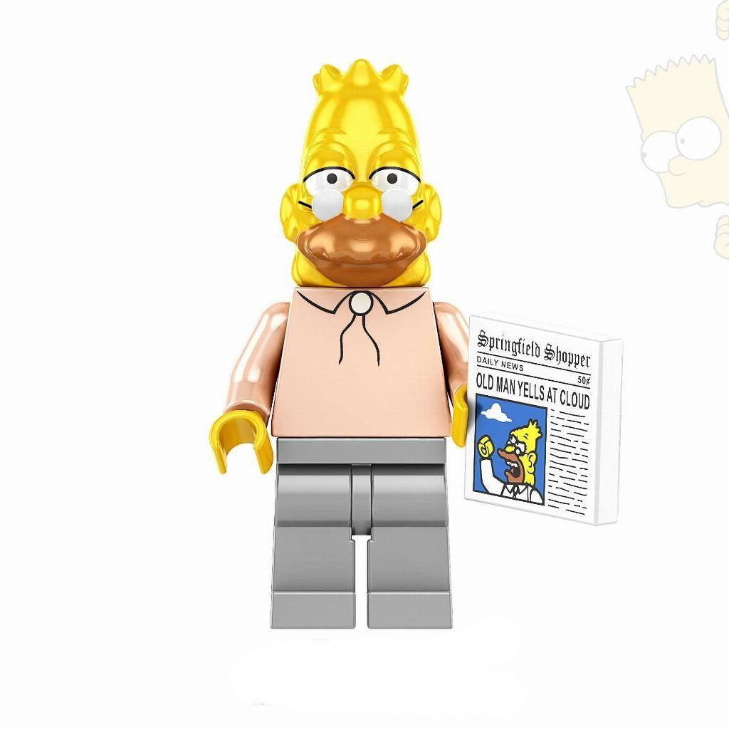 Figurine personnalisée des Simpson de grand-père Simpson