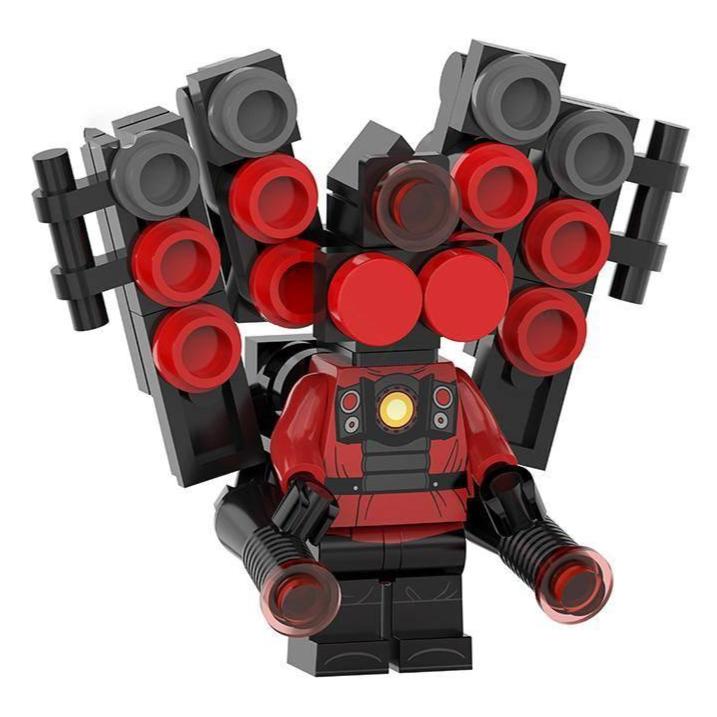 Upgraded Titan Speakerman Skibidi Toilet Custom Minifigure