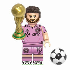 Lionel Messi (Inter Miami) Custom Football Player Minifigure.