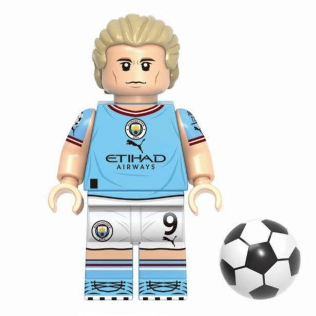 Erling Haaland Custom Football Player Minifigure