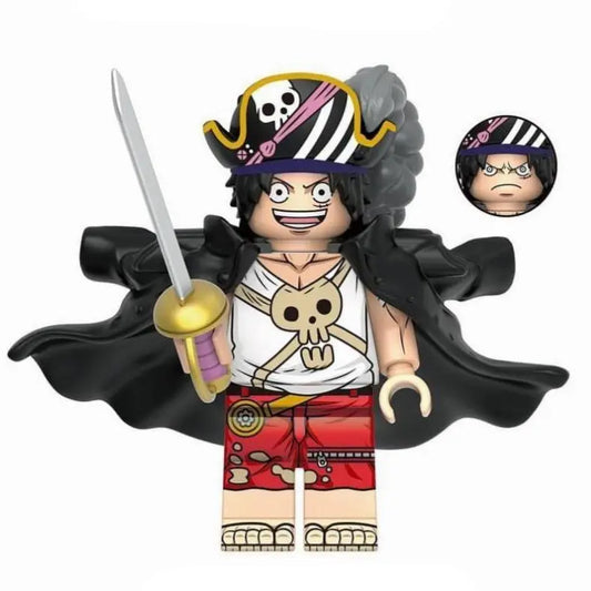 Monkey D. Luffy Custom One Piece Anime Minifigure