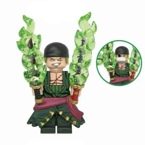 Roronoa Zoro Custom One Piece Anime Minifigure