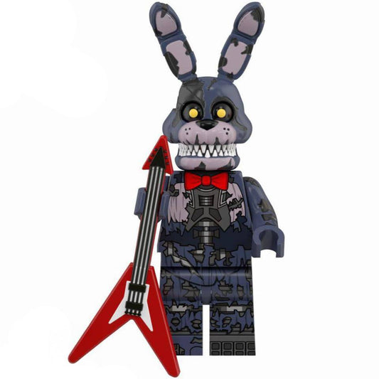 Nightmare Bonnie from Five Nights at Freddy's Custom Horror Minifigure