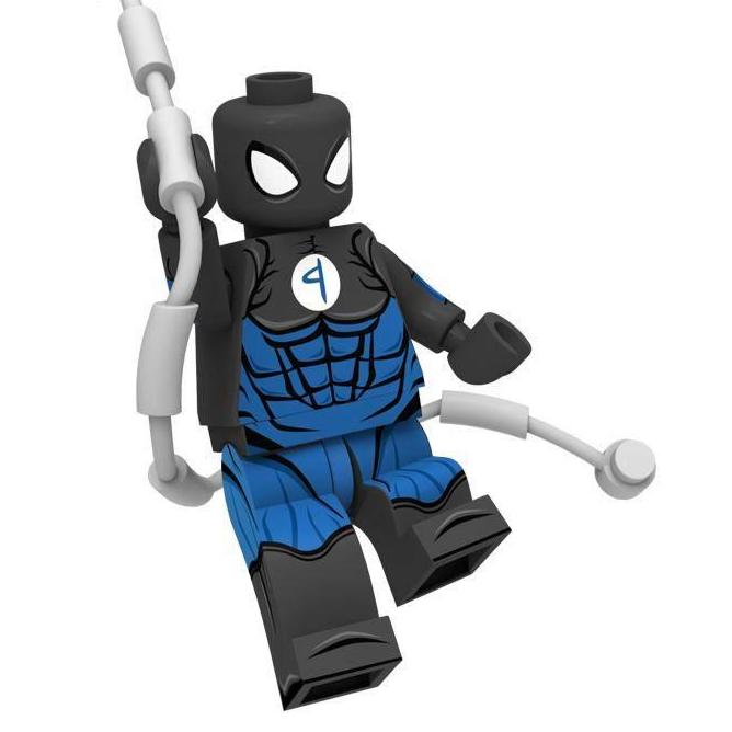 Spider-Man (Fantastic Four) Custom Marvel Superhero Minifigure