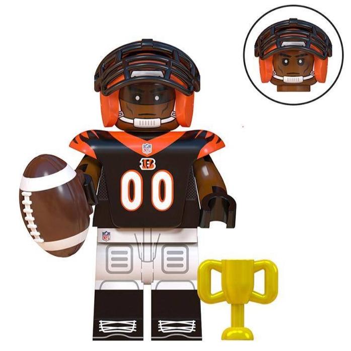 Cincinnati Bengals American Football Player Minifigure