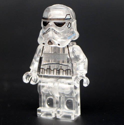 Transparent Clear Stormtrooper custom Star Wars Minifigure