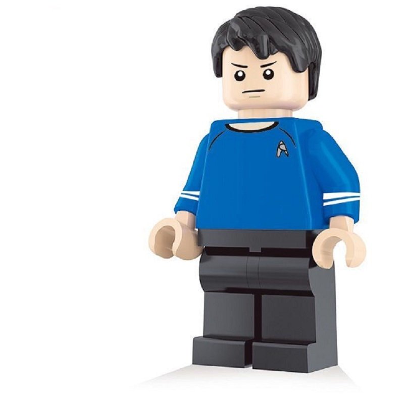 Spock custom Star Trek Minifigure Starship USS Enterprise.