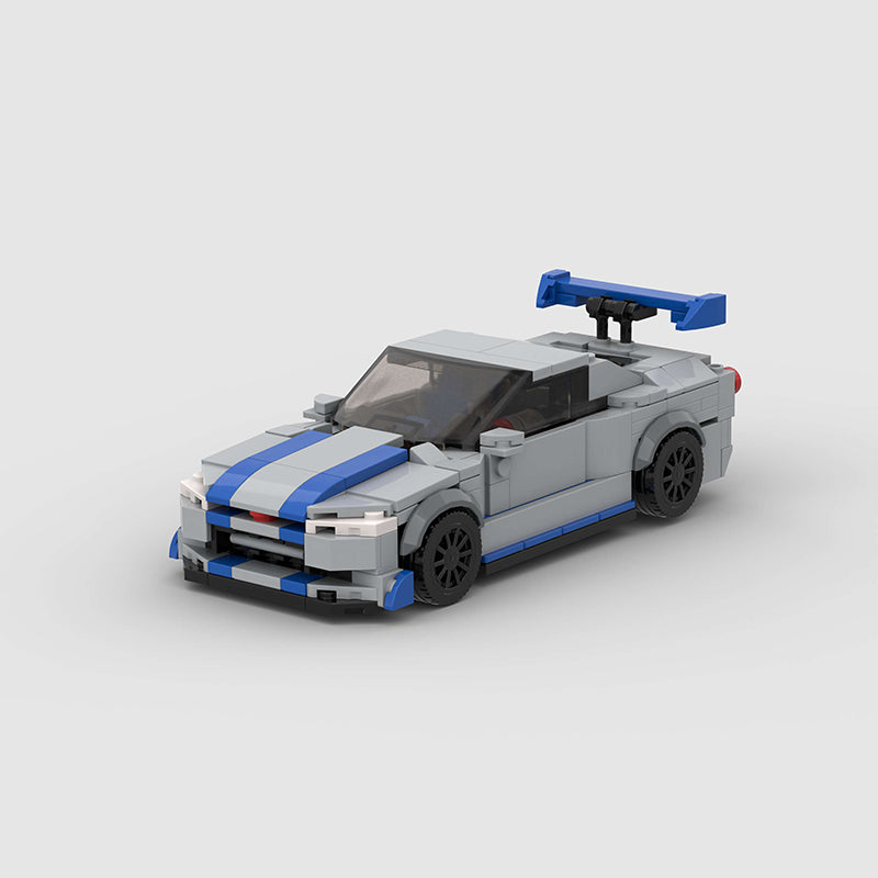 Nissan Skyline GTR R34 Custom Car MOC