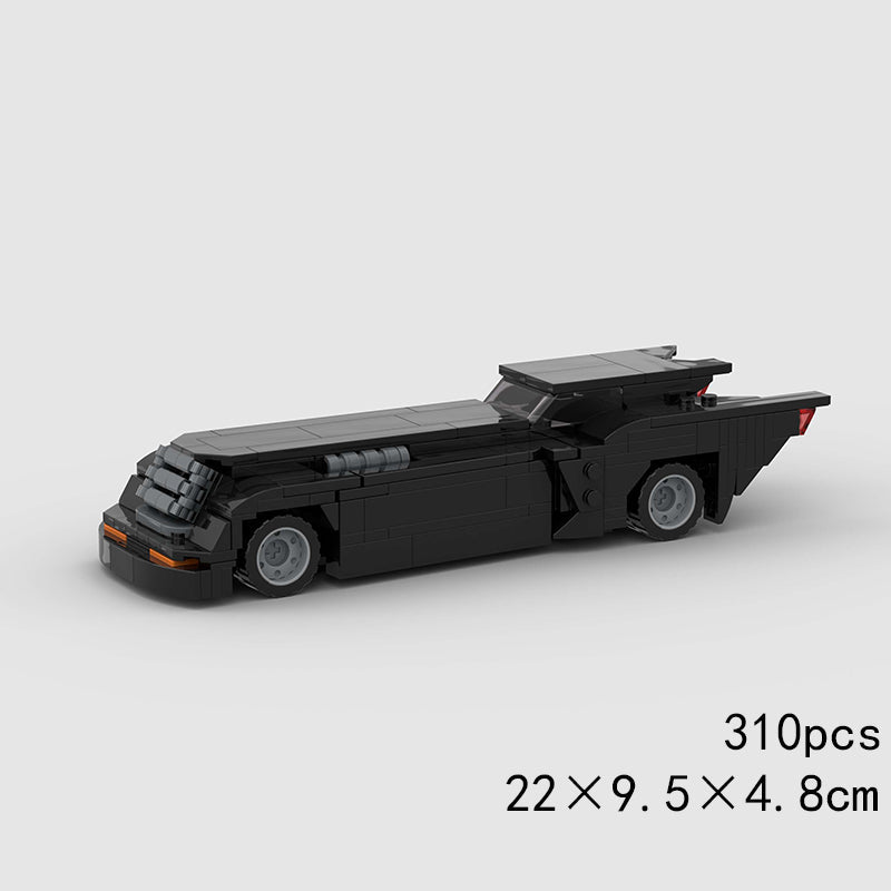 Voiture de super-héros DC personnalisée Batman Batmobile MOC
