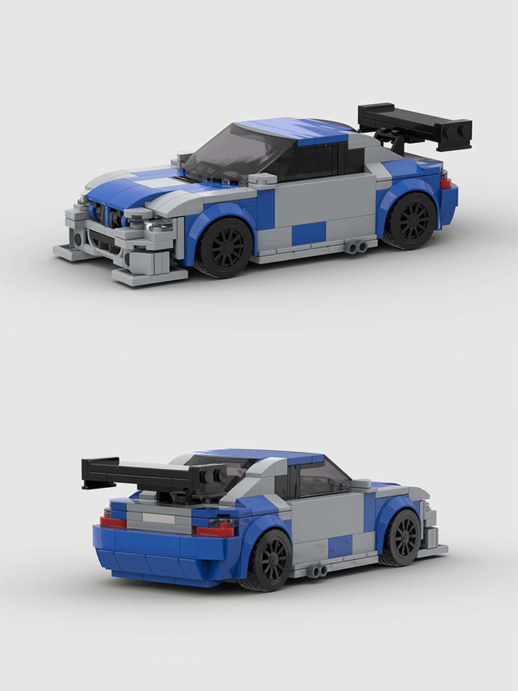 BMW M3 E46 GTR Voiture personnalisée MOC