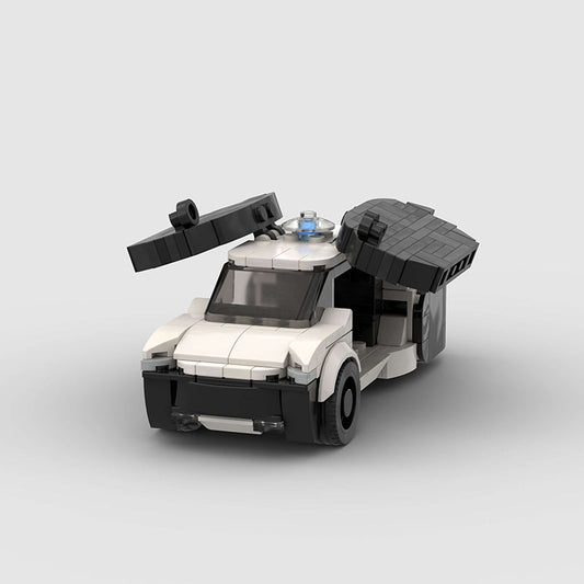 City Police Car Custom Car MOC