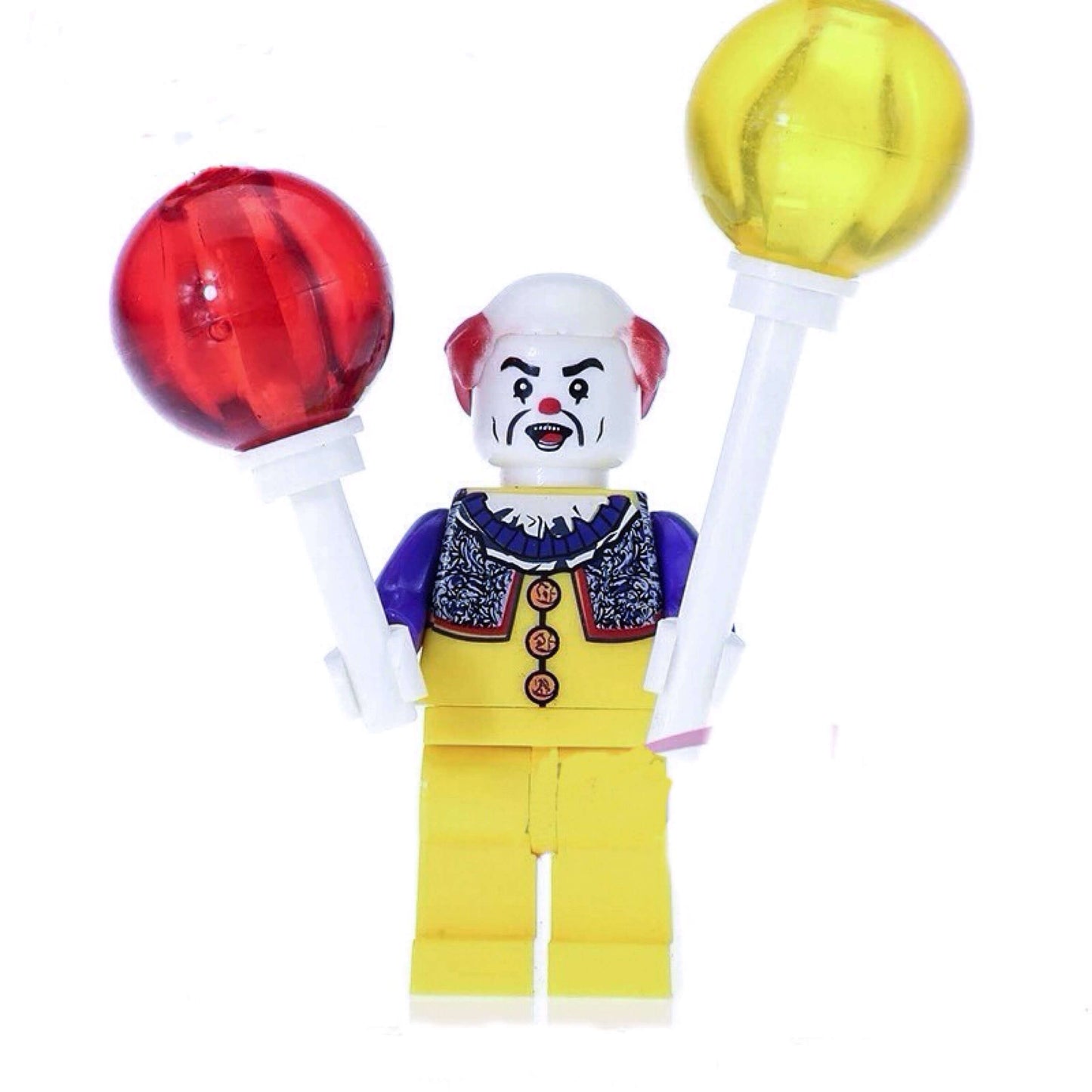 Pennywise Clown from IT Horror Movie Minifigure 1990 Version