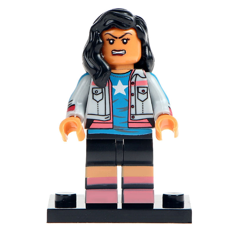 Miss America (America Chavez) Custom Marvel Superhero Minifigure