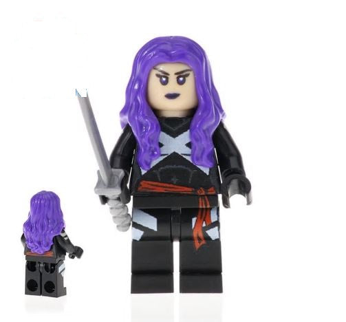 Psylocke Uncanny X-Force (X-Men) Custom Marvel Superhero Minifigure