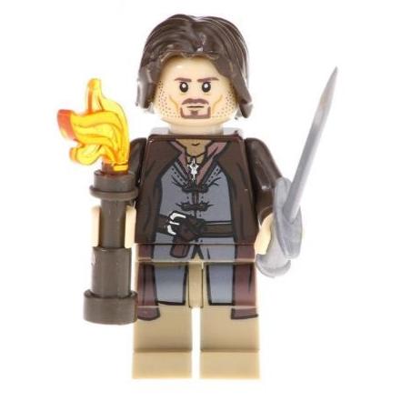 Aragorn II Elessar custom Lord of the Rings Minifigure